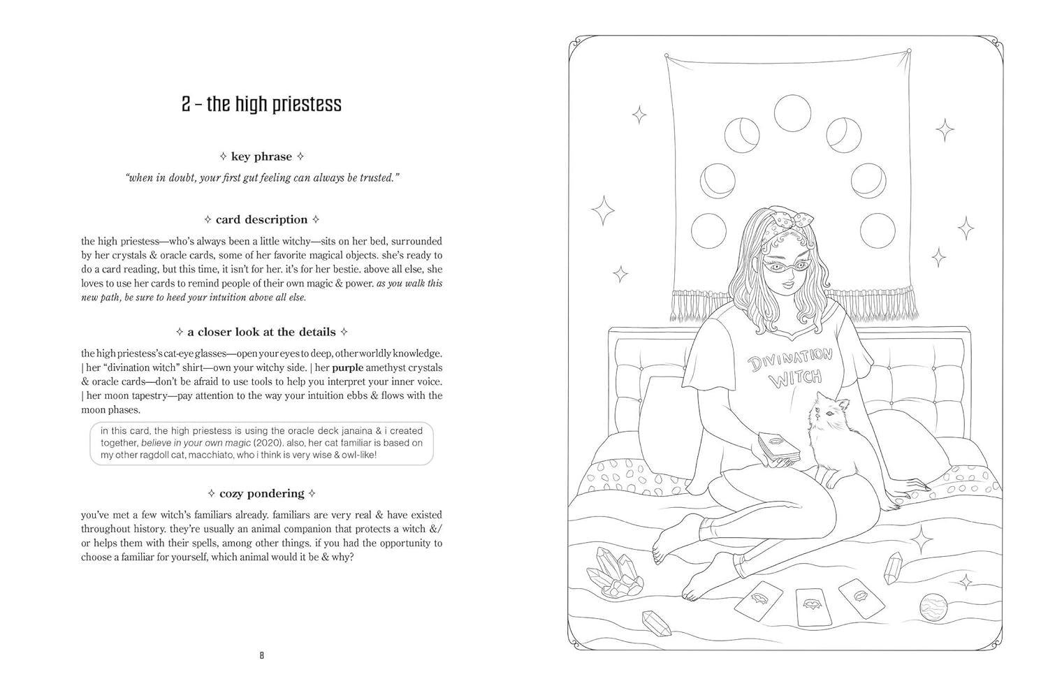 Cozy Witch Tarot Coloring Book -Medeiros. Janaina 9781524876692_4