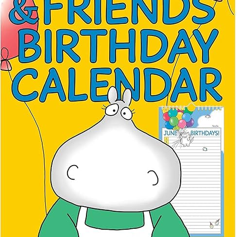 Sandra Boynton's My Family & Friends Birthday Perpetual Calendar 9781524876890
