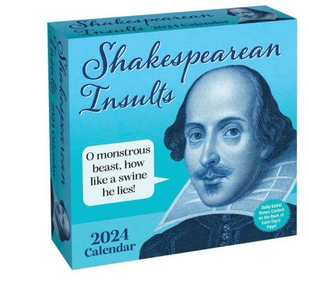 Shakespearean Insults 2024 Day-To-Day Calendar - Andrews Mcmeel Publishing 9781524879020_a24396ab-18e3-422a-bac9-da1771d7bc27