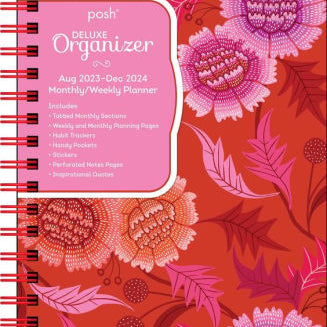 Posh: Deluxe Organizer 17-Month 2023-2024 Monthly/Weekly Softcover Planner Calen 9781524879198_c4f5a311-8426-4e1f-ad8a-49363d29b545