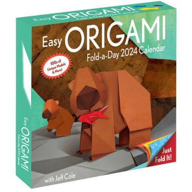 Easy Origami 2024 Fold-A-Day Calendar - Cole. Jeff 9781524880262_787955c3-123c-41b0-90ef-74f7cd5cc2cb