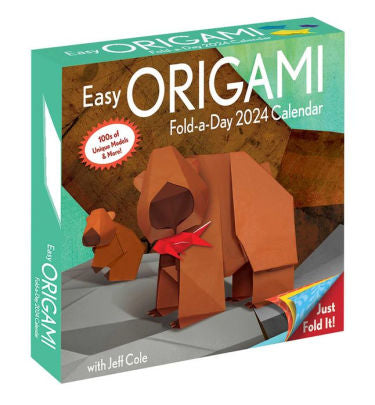 Easy Origami 2024 Fold-A-Day Calendar - Cole. Jeff 9781524880262_787955c3-123c-41b0-90ef-74f7cd5cc2cb