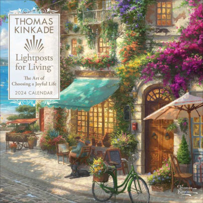 Thomas Kinkade Lightposts For Living 2024 Wall Calendar - Kinkade. Thomas 9781524883522_82a01fd6-02a1-449d-943c-b726ae26da73