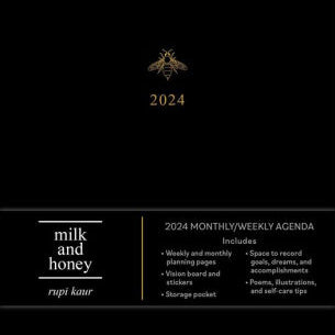 Milk And Honey 12-Month 2024 Monthly/Weekly Agenda Calendar - Kaur. Rupi 9781524883874_a1f9e196-a2cd-4ffc-957a-016edf2cb0a1