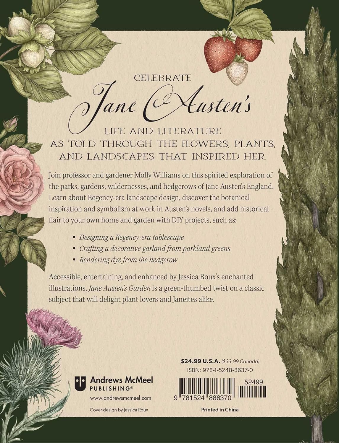 Jane Austen's Garden: A Botanial Tour Of The Classic Novels by Williams. Molly 9781524886370_1