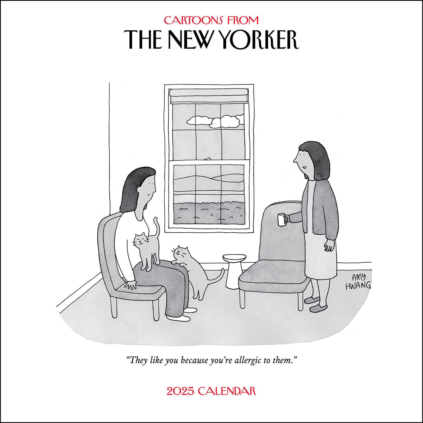 Cartoons From The New Yorker 2025 Wall Calendar 9781524887001