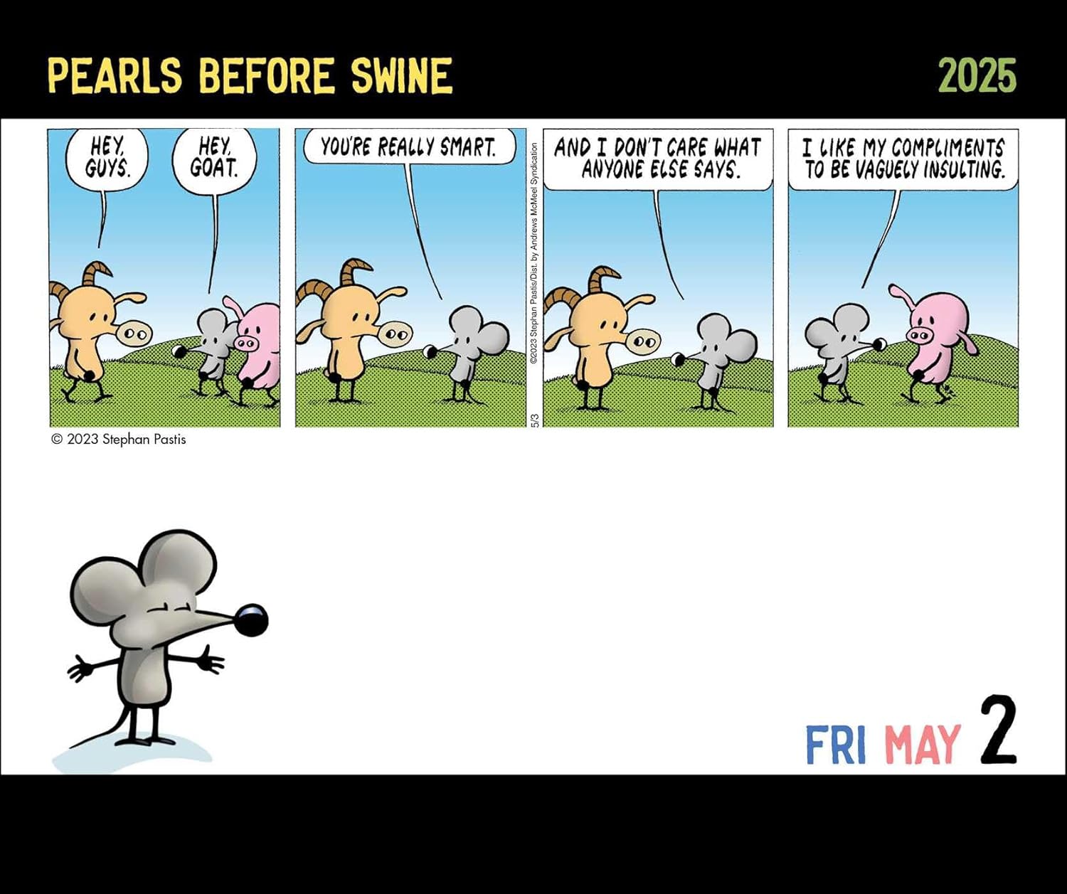 Pearls Before Swine 2025 Day-To-Day Calendar 9781524888978_3