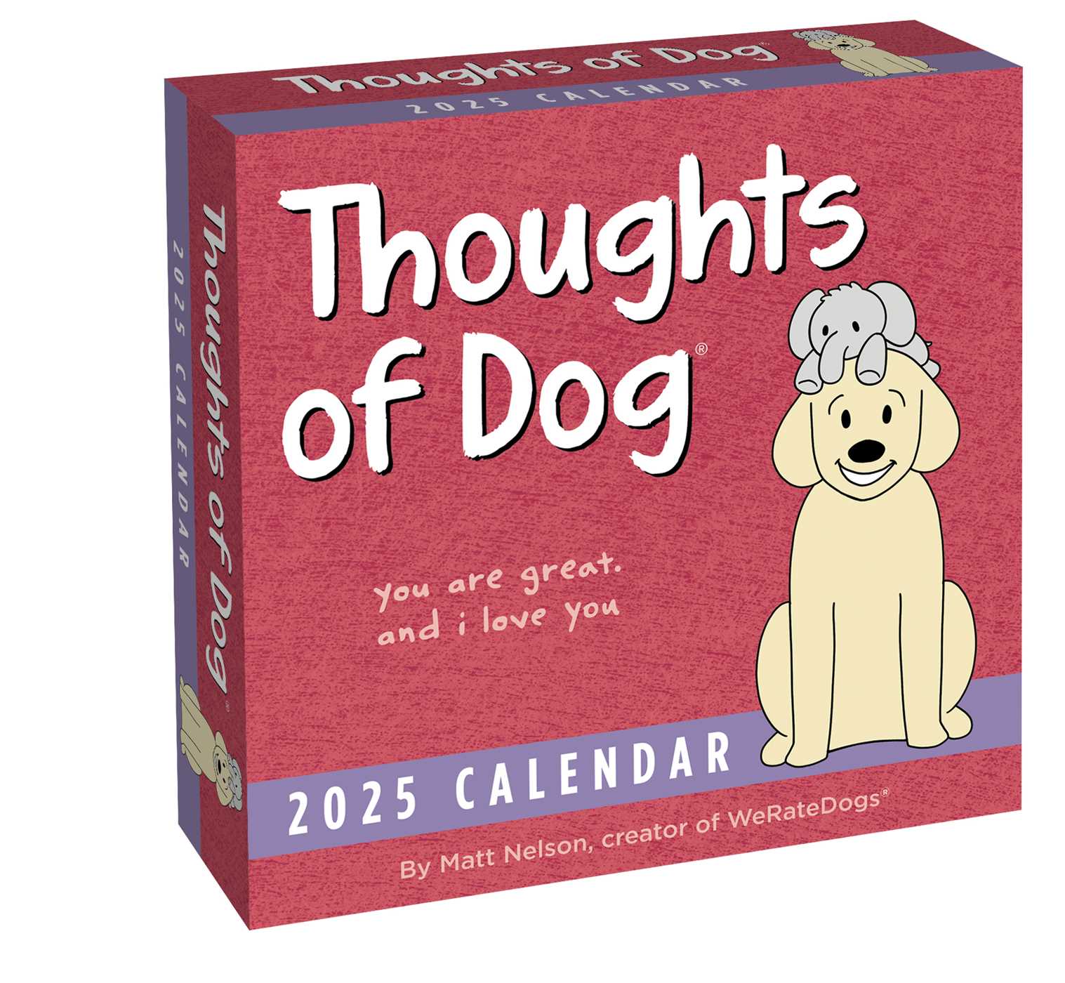 Thoughts Of Dog 2025 Day-To-Day Calendar 9781524889012_c8899edf-e7b7-4c72-8a6d-2450ba9272b8