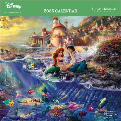 Disney Dreams Collection By Thomas Kinkade Studios: 2025 Mini Wall Calendar 9781524889081