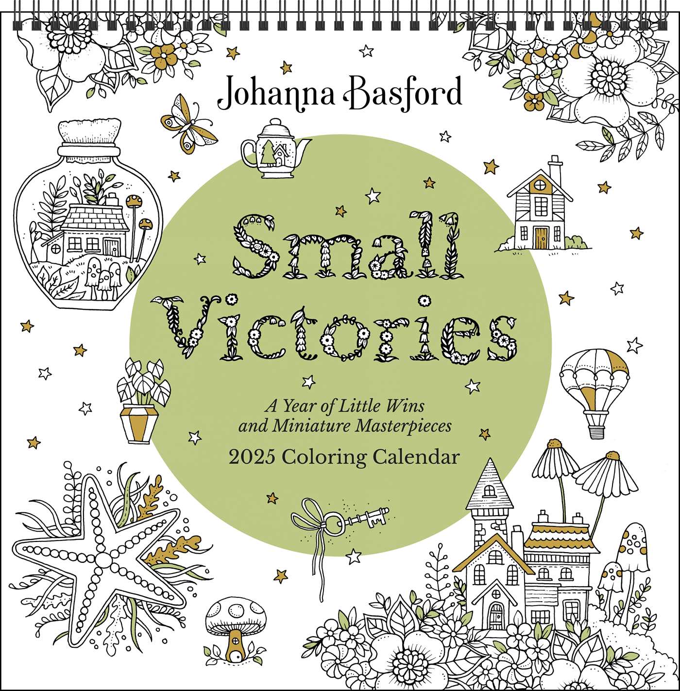 Johanna Basford 2025 Coloring Wall Calendar 9781524889562_733b97b0-5b77-4fdc-a2f4-34b2057955b4
