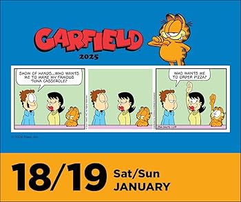 Garfield 2025 Day-To-Day Calendar 9781524889883