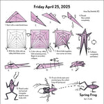 Easy Origami 2025 Fold-A-Day Calendar 9781524890179