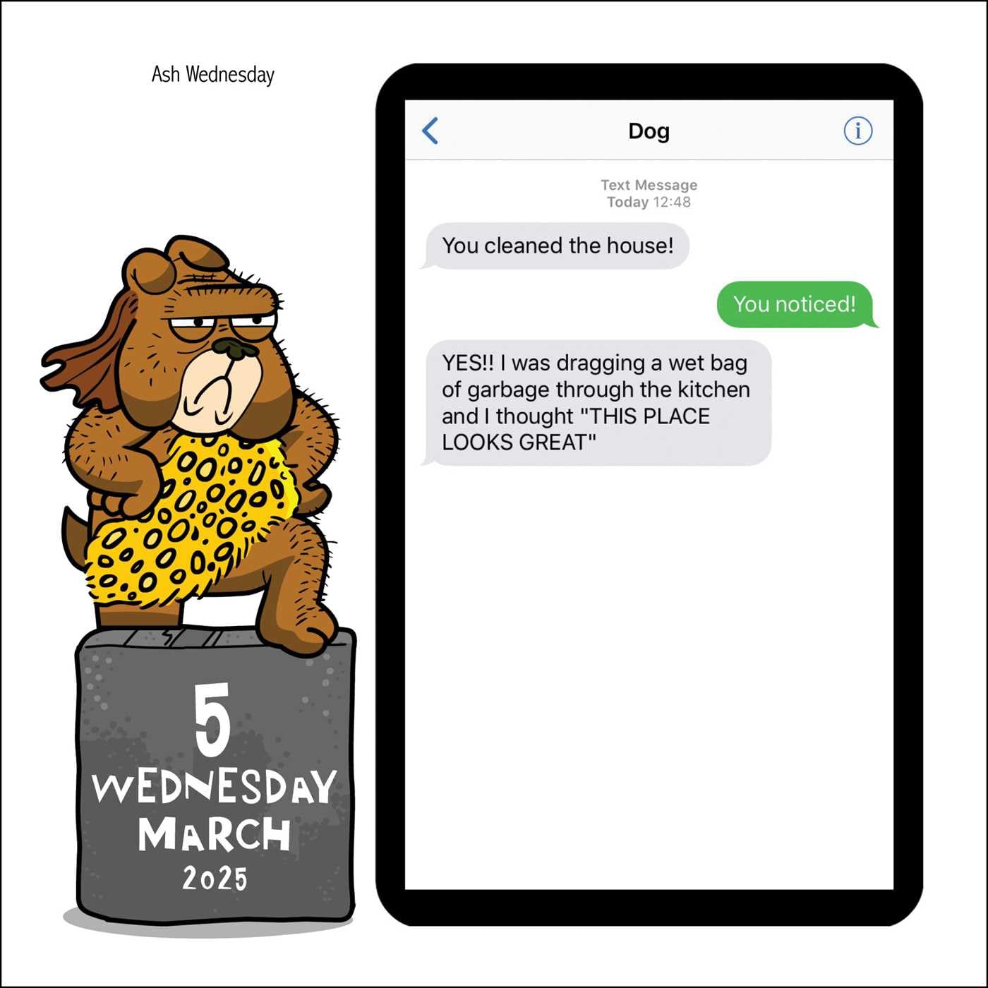 Texts From Dog 2025 Day-To-Day Calendar 9781524890186_2