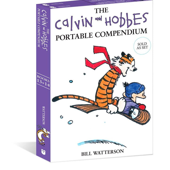 The Calvin and Hobbes Portable Compendium Set 7 by Bill Watterson 20 9781524890735