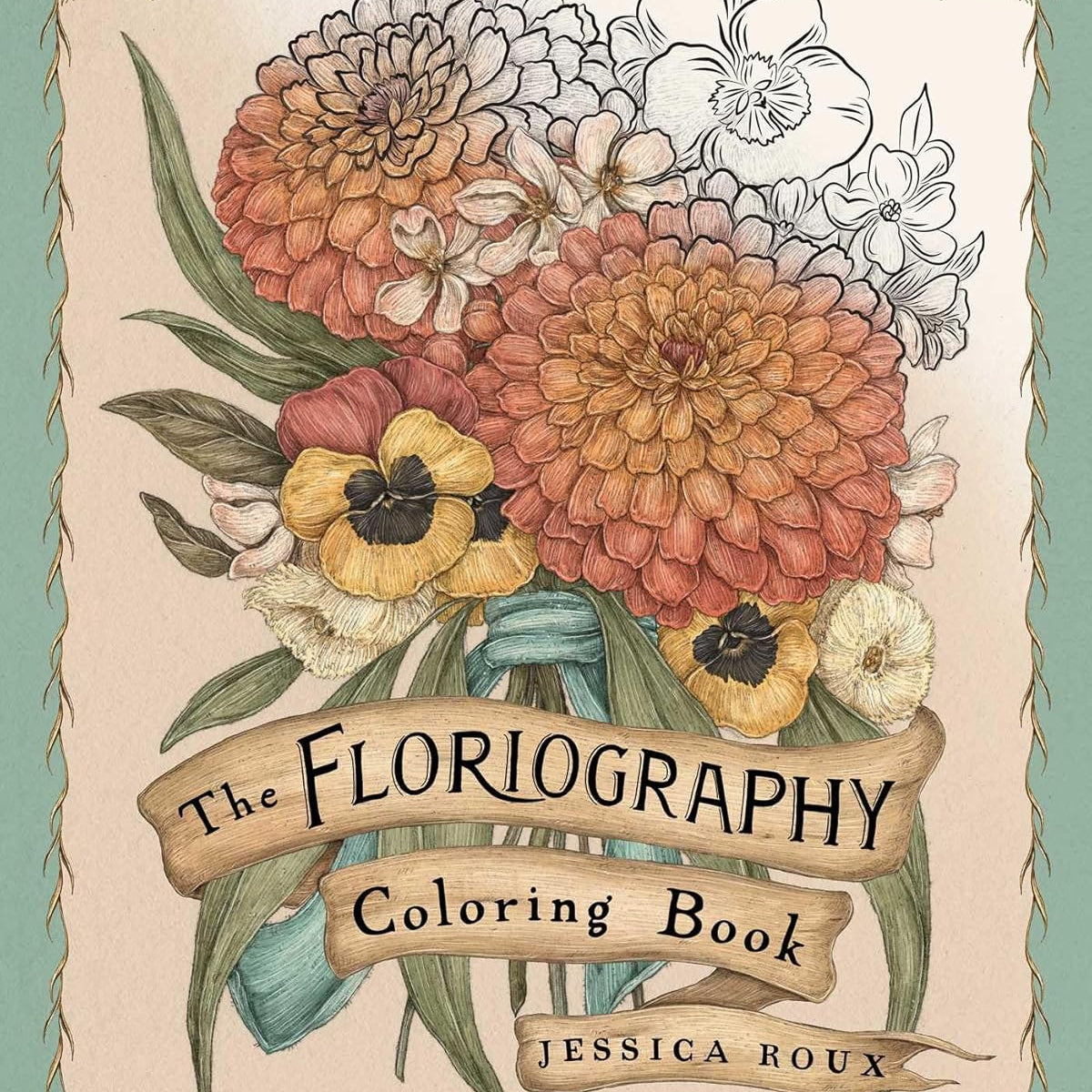 Florography Coloring Book by Roux. Jessica 9781524893910
