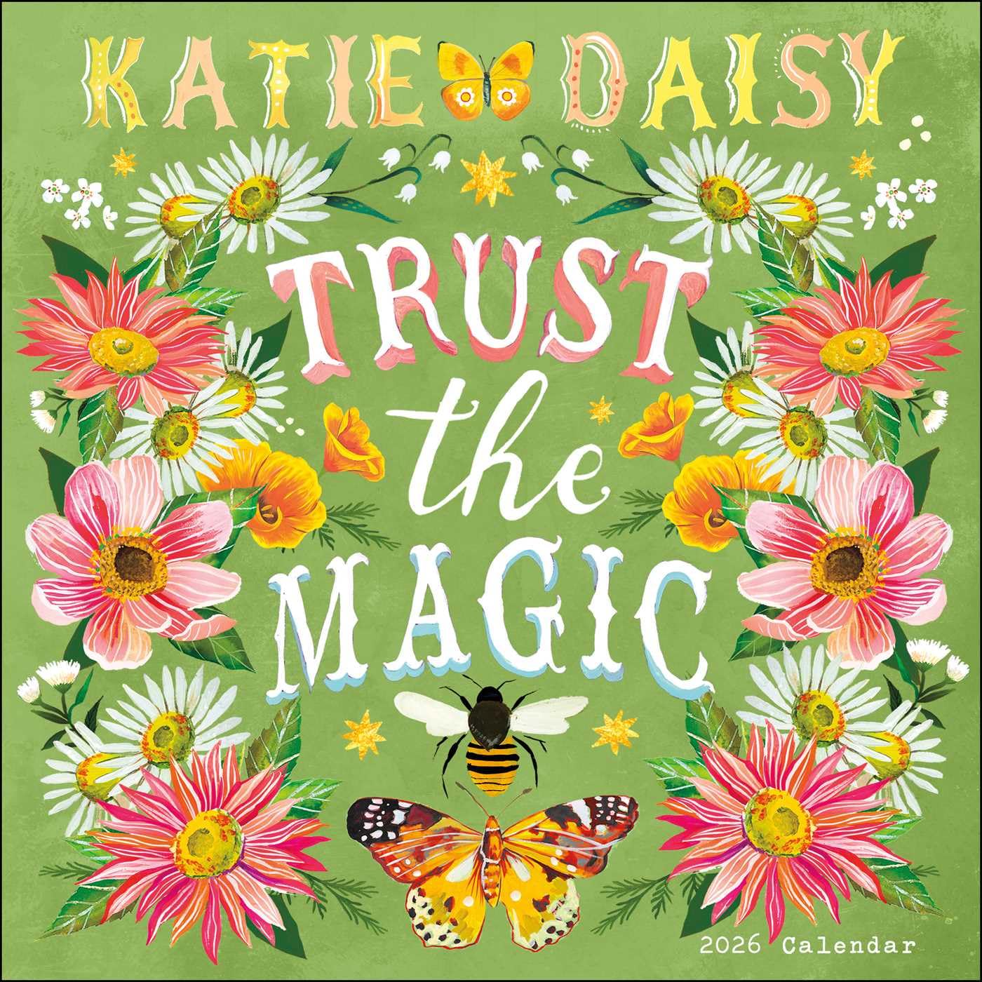 Katie Daisy 2026 Wall Calendar 9781524896362