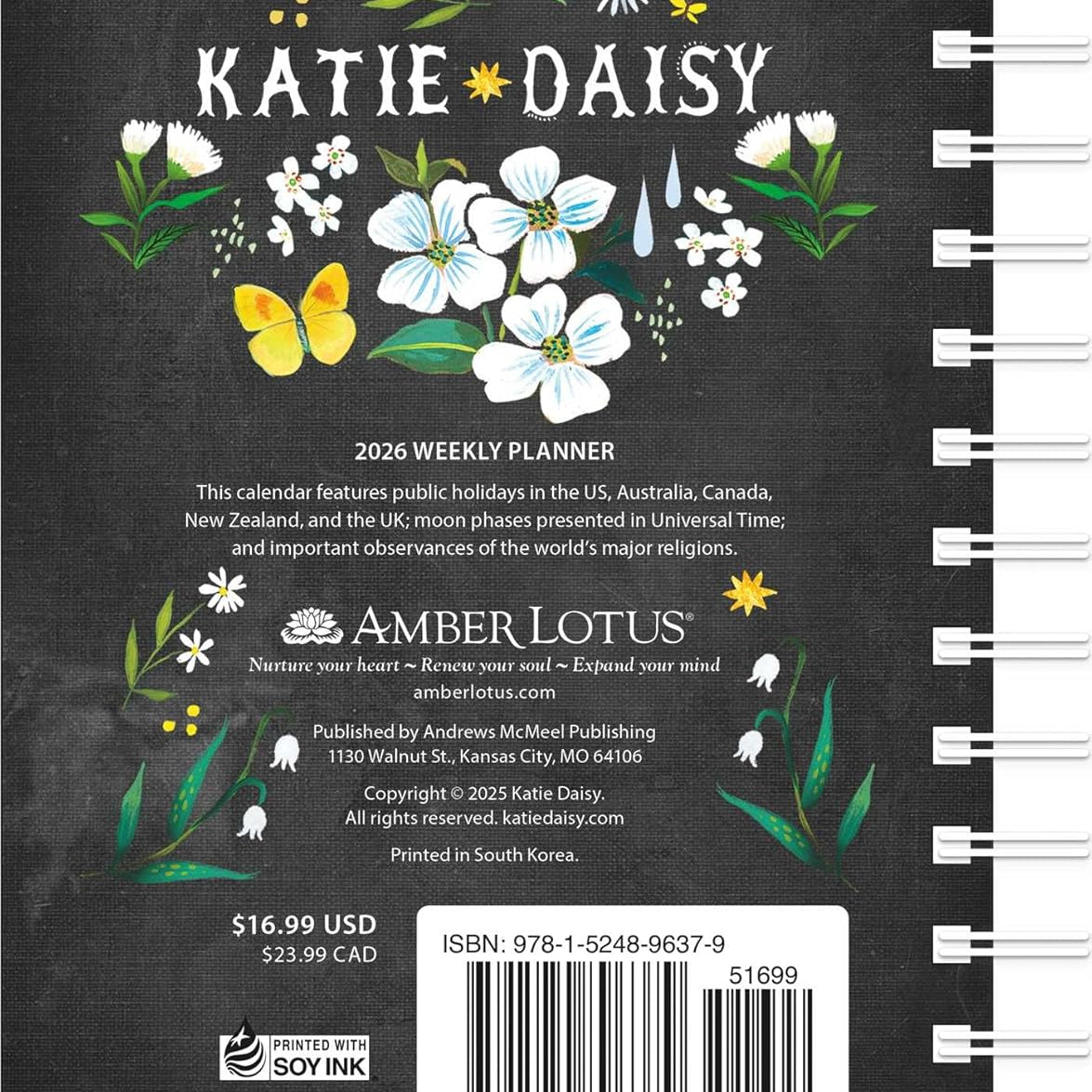 Katie Daisy 2026 Weekly Planner Calendar 9781524896379_1