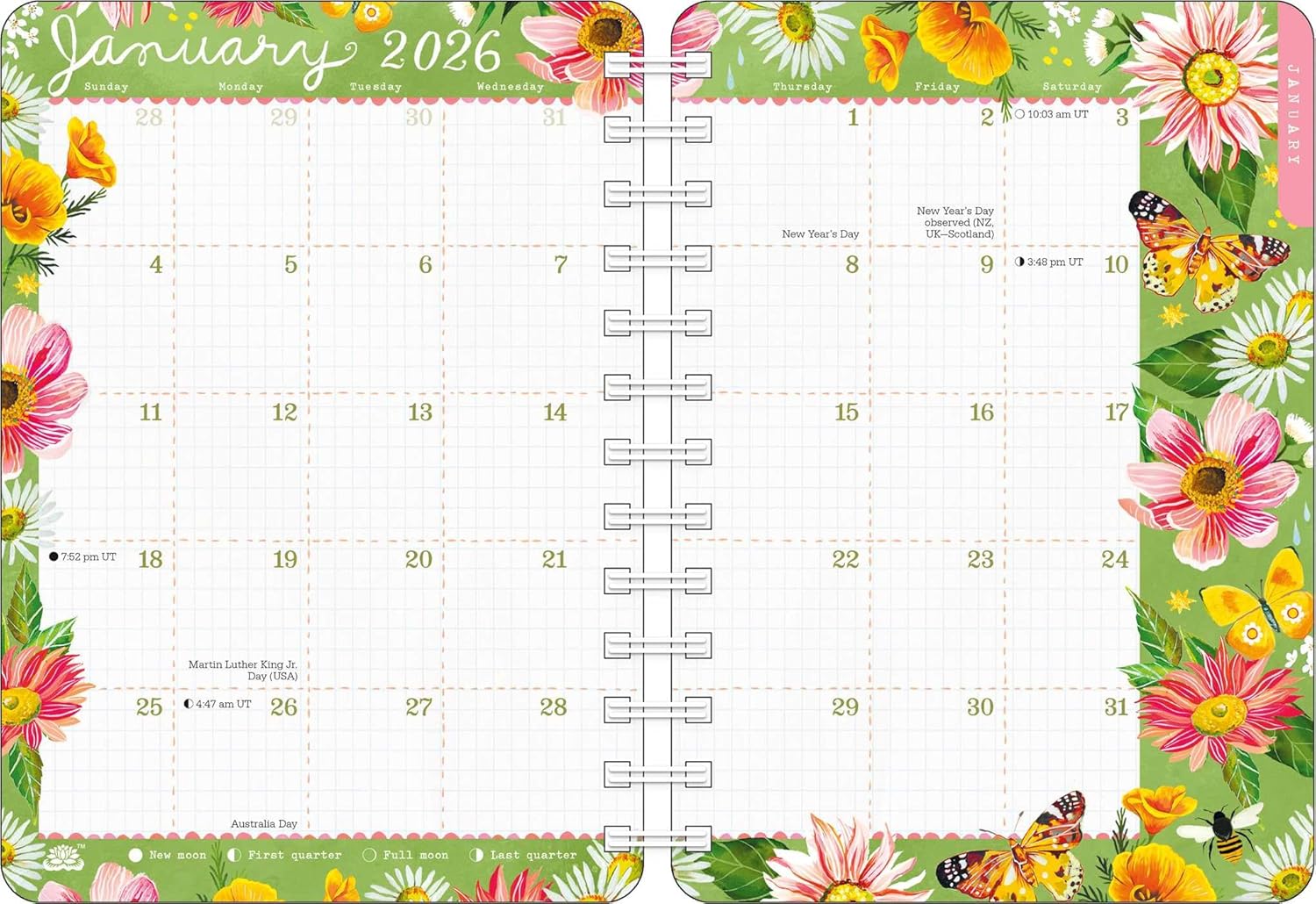 Katie Daisy 2026 Weekly Planner Calendar 9781524896379_4