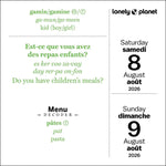 Lonely Planet: French Phrasebook 2026 Day-To-Day Calendar 9781524896553_3