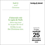 Lonely Planet: French Phrasebook 2026 Day-To-Day Calendar 9781524896553_4