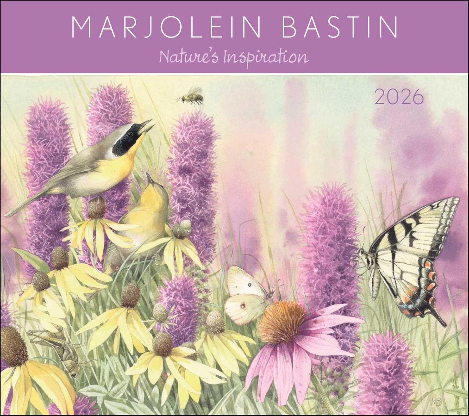 Marjolein Bastin Nature's Inspiration 2026 Deluxe Wall Calendar 9781524896560