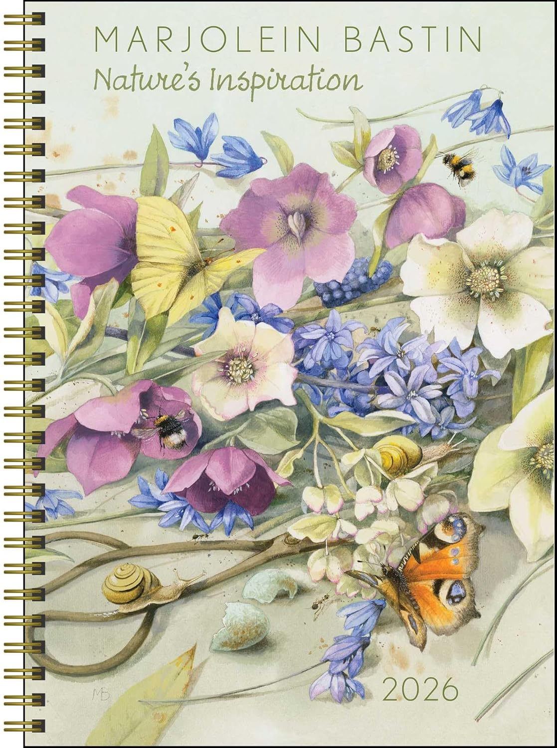 Marjolein Bastin Nature's Inspiration 12-Month 2026 Engagement Calendar 9781524896577