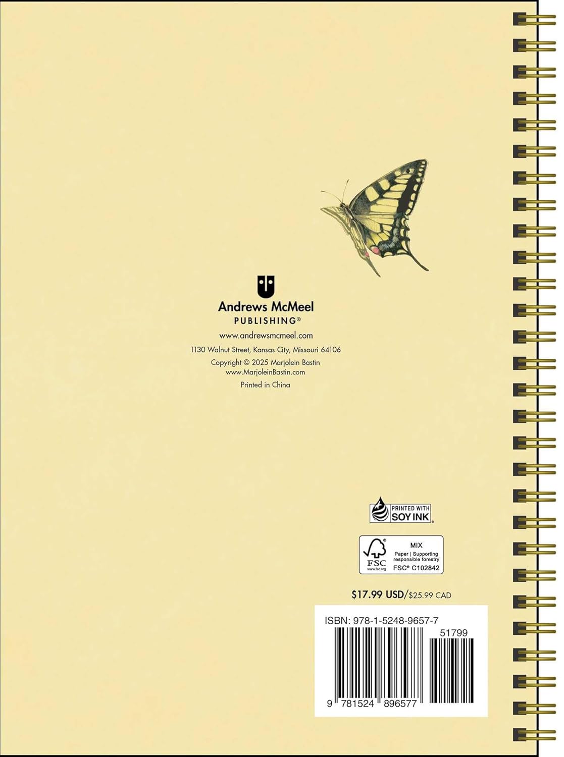 Marjolein Bastin Nature's Inspiration 12-Month 2026 Engagement Calendar 9781524896577_1