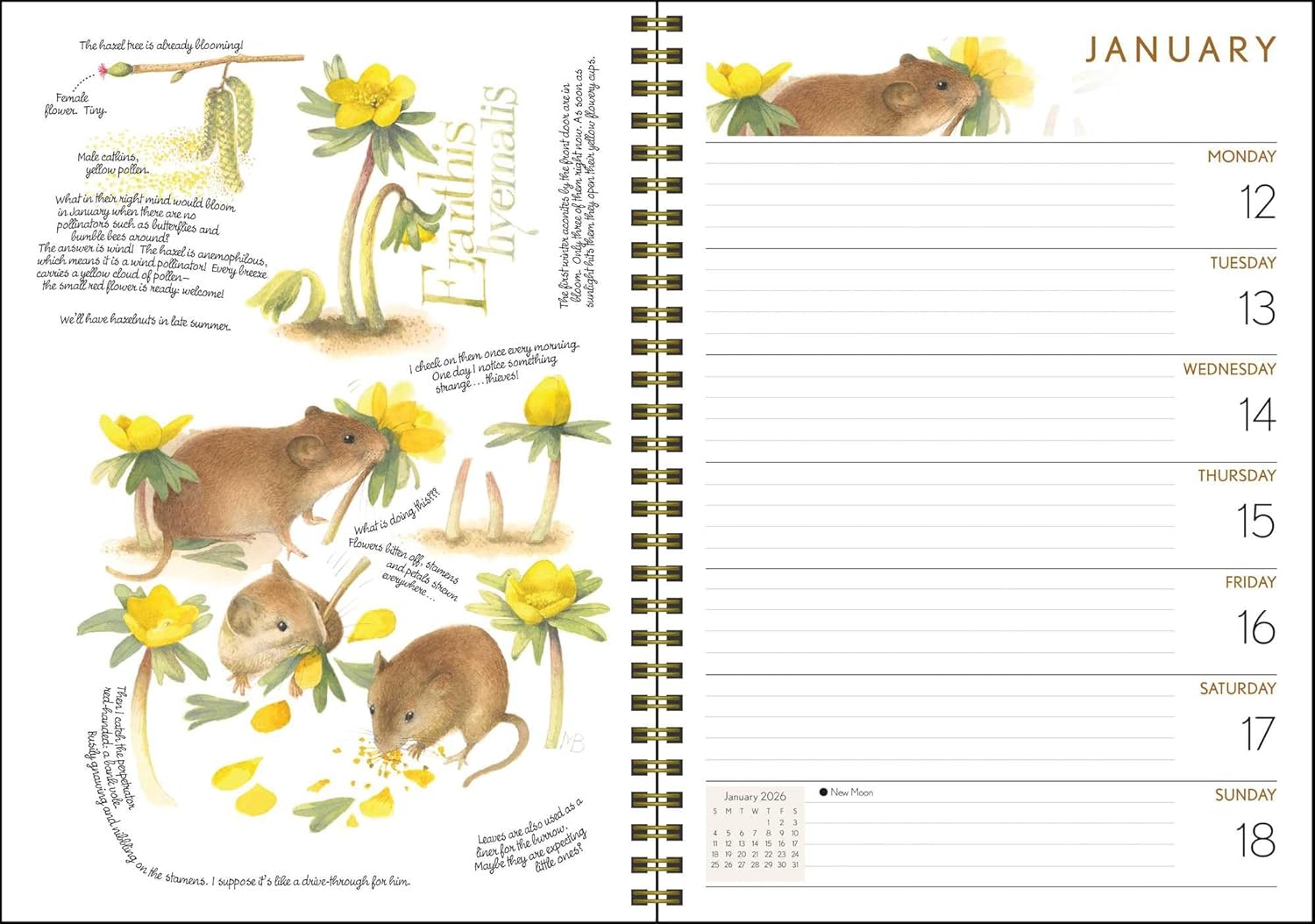 Marjolein Bastin Nature's Inspiration 12-Month 2026 Engagement Calendar 9781524896577_4