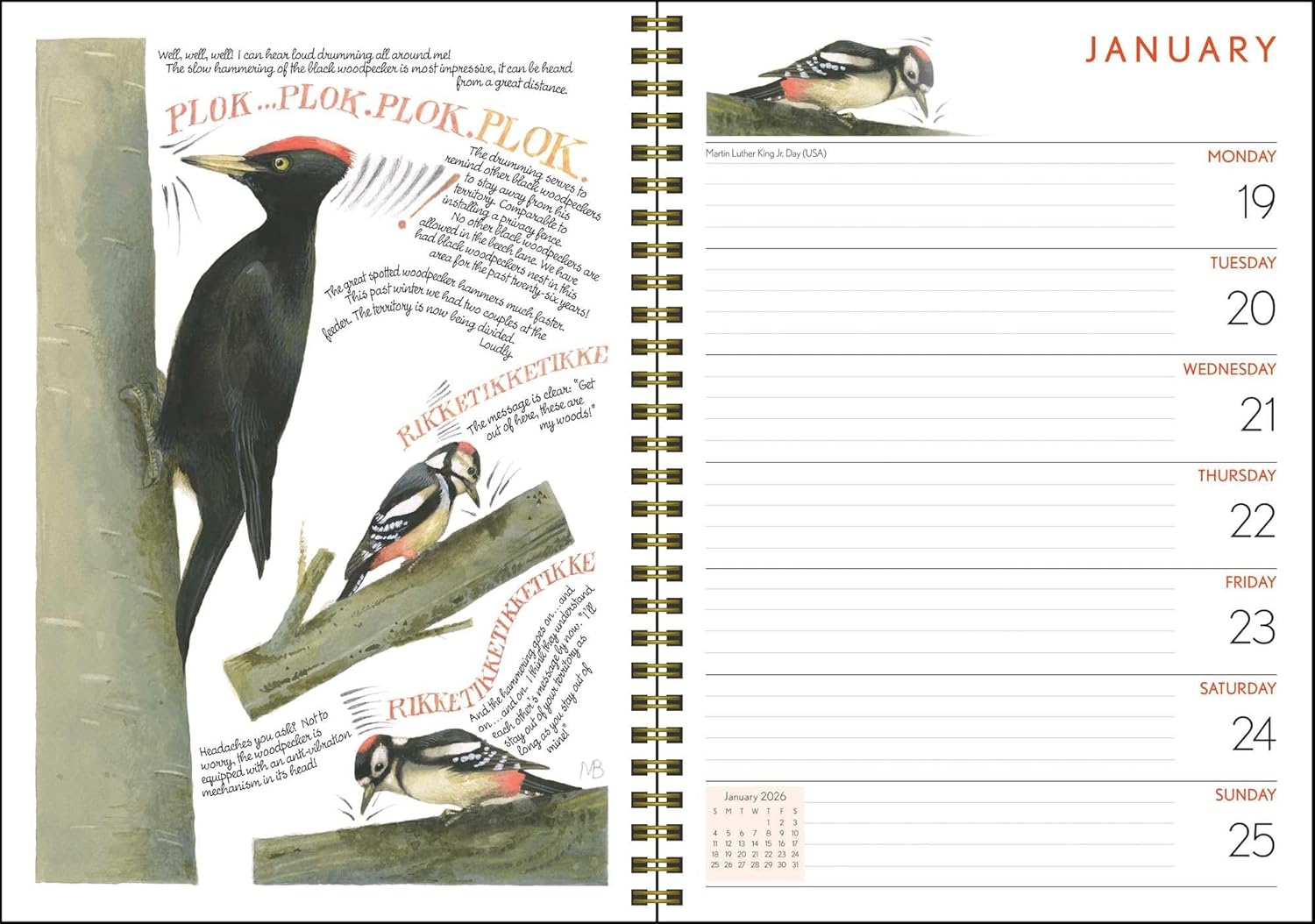 Marjolein Bastin Nature's Inspiration 12-Month 2026 Engagement Calendar 9781524896577_5