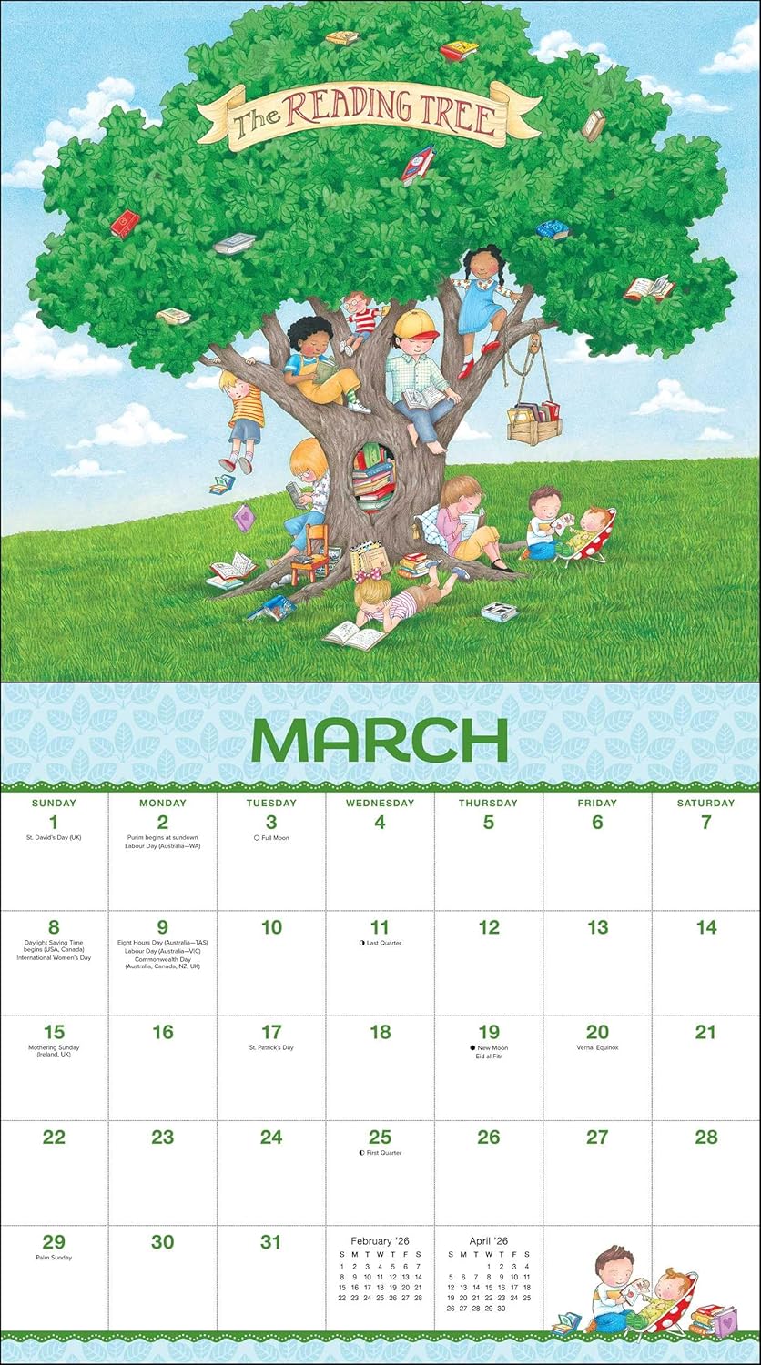 Mary Engelbreit's Friendship Is A Sheltering Tree 2026 Deluxe Wall Calendar 9781524896607_2