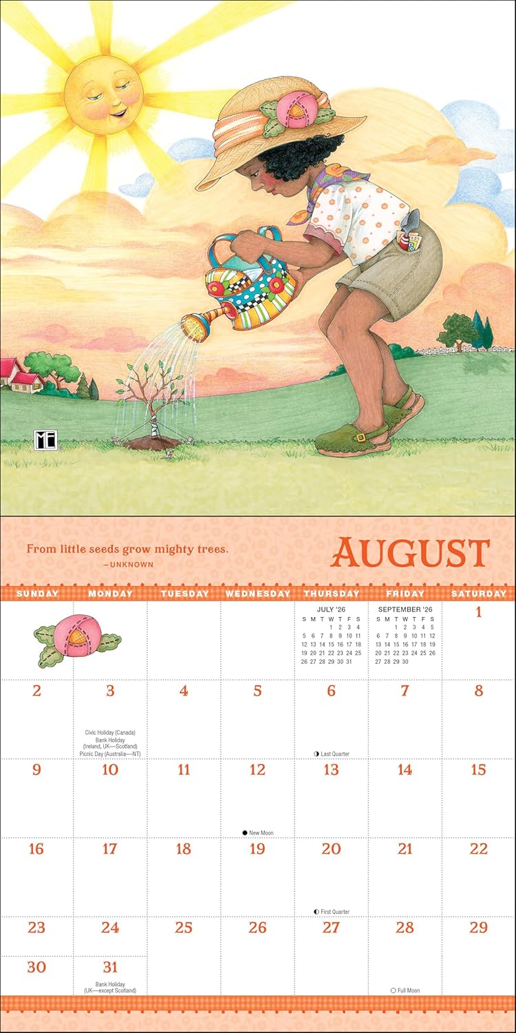 Mary Engelbreit's Grow With The Flow 2026 Mini Wall Calendar 9781524896621_4