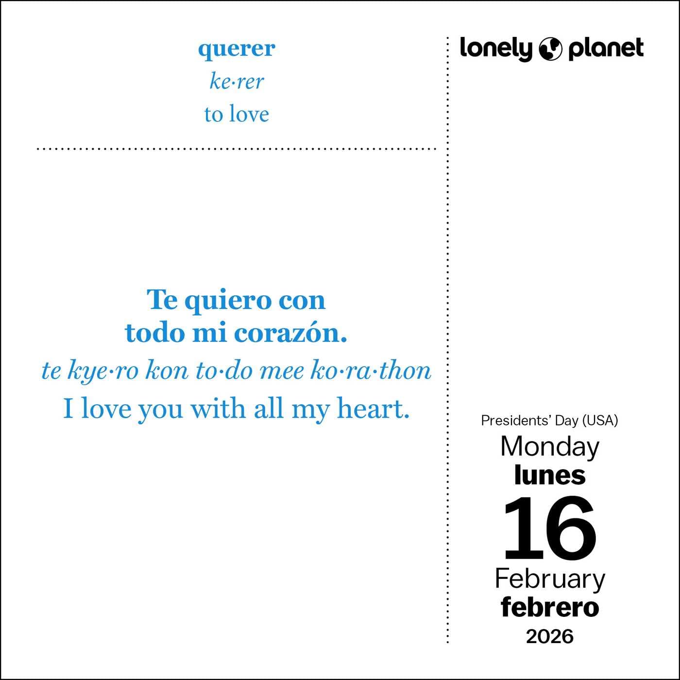 Lonely Planet: Spanish Phrasebook 2026 Day-To-Day 9781524896683_2
