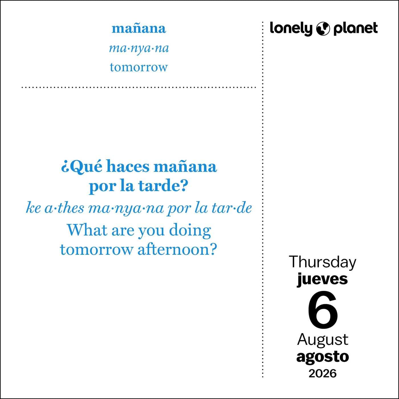 Lonely Planet: Spanish Phrasebook 2026 Day-To-Day 9781524896683_3