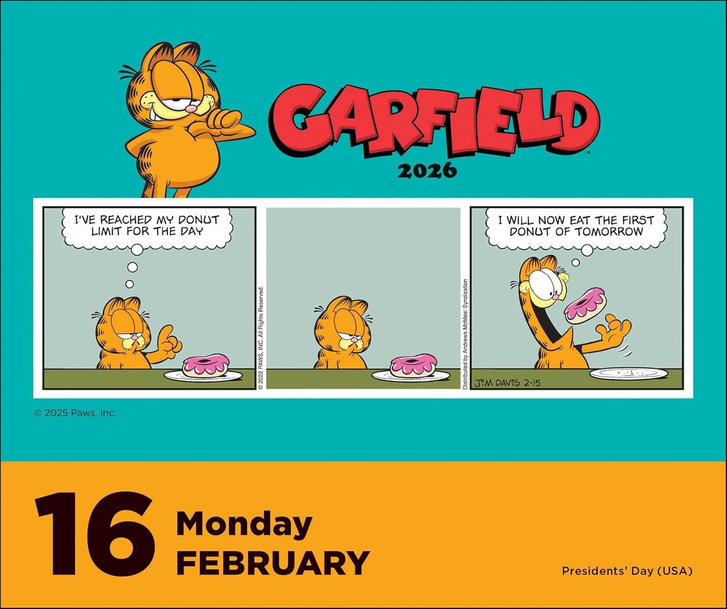 Garfield 2026 Day-To-Day Calendar 9781524896720_2