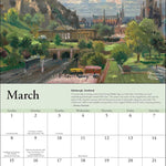 Thomas Kinkade Travels 2026 Deluxe Wall Calendar 9781524896799_3