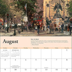 Thomas Kinkade Travels 2026 Deluxe Wall Calendar 9781524896799_4
