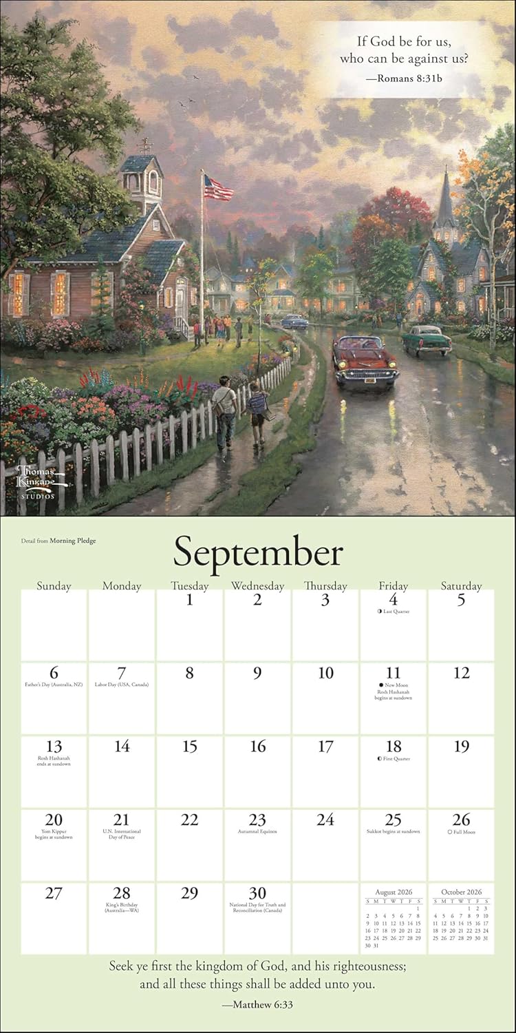 Thomas Kinkade Gardens Of Grace 2026 Wall Calendar 9781524896812_4