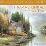 Thomas Kinkade Special Collector's Edition 2026 Deluxe Wall Calendar With Print 9781524896836