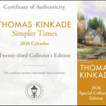 Thomas Kinkade Special Collector's Edition 2026 Deluxe Wall Calendar With Print 9781524896836_6