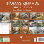 Thomas Kinkade Collector's Scripture Edition 2026 Deluxe Wall Calendar + Print 9781524896843_1