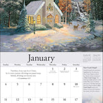 Thomas Kinkade Collector's Scripture Edition 2026 Deluxe Wall Calendar + Print 9781524896843_2