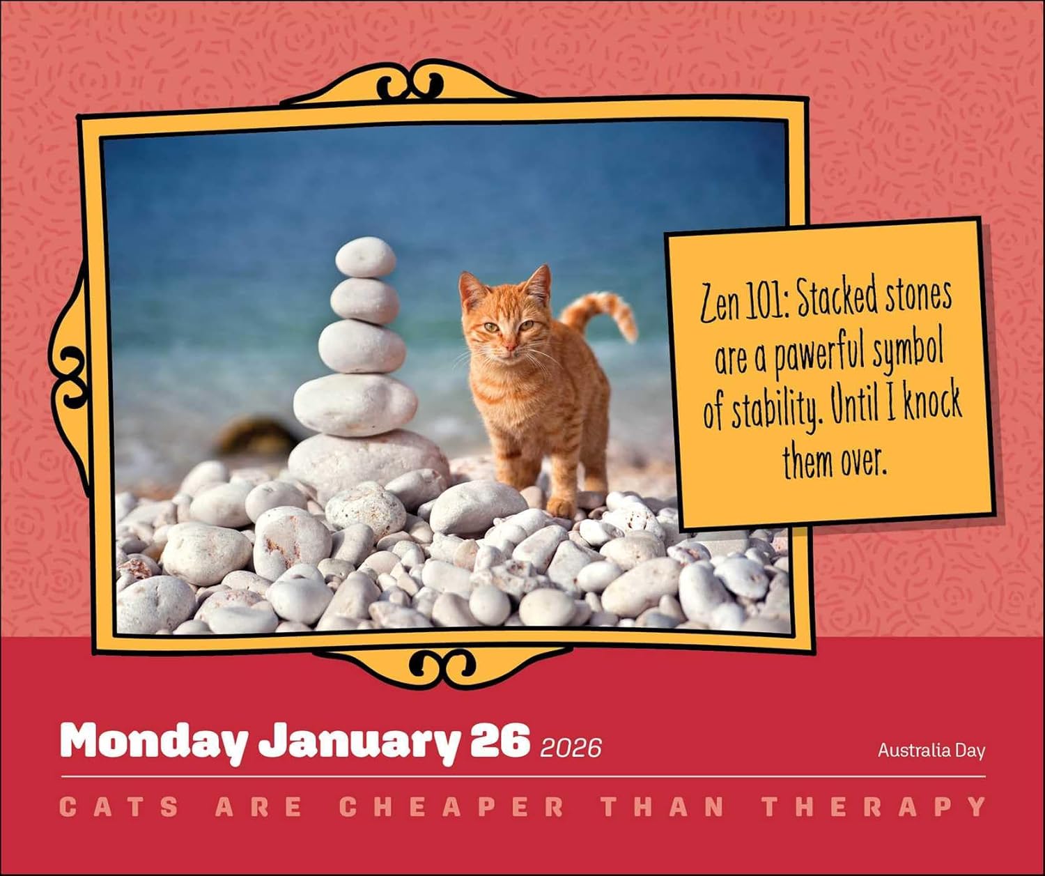 Cats Are Cheaper Than Therapy 2026 Day-To-Day Calendar 9781524896942_2
