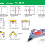 Paper Airplane 2026 Fold-A-Day Calendar 9781524897574_2