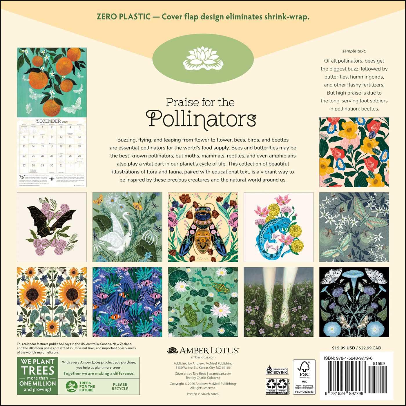 Praise For The Pollinators 2026 Wall Calendar 9781524897796_1
