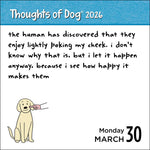 Thoughts Of Dog 2026 Day-To-Day Calendar 9781524897826_2