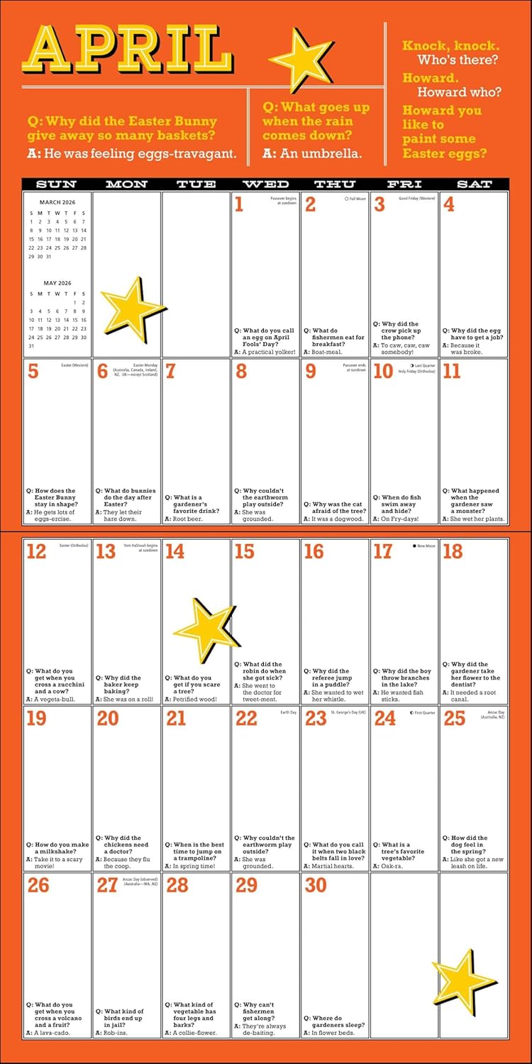 Laugh-Out-Loud Jokes 2026 Wall Calendar 9781524897857_3