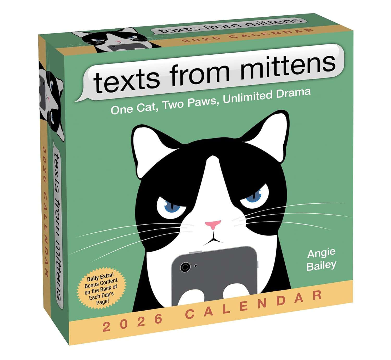 Texts From Mittens The Cat 2026 Day-To-Day Calendar 9781524897956