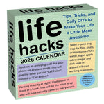 Life Hacks 2026 Day-To-Day Calendar 9781524897987