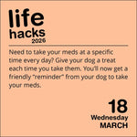 Life Hacks 2026 Day-To-Day Calendar 9781524897987_2