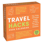 Travel Hacks 2026 Day-To-Day Calendar 9781524897994